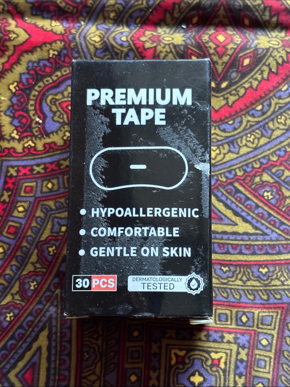 Premium Heel Tape Hypoallergenic Strip Pack - Black Box